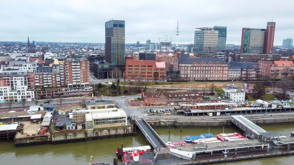 Okres Hamburk St. Pauli v přístavu — Stock fotografie