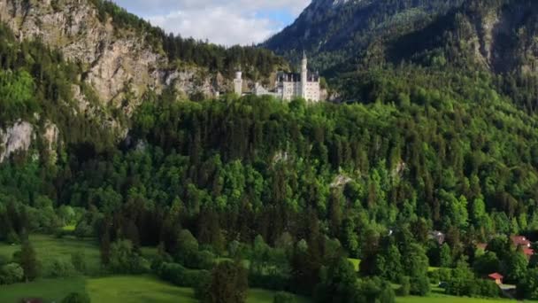 Castelo de Neuschwanstein na Baviera Alemanha — Vídeo de Stock