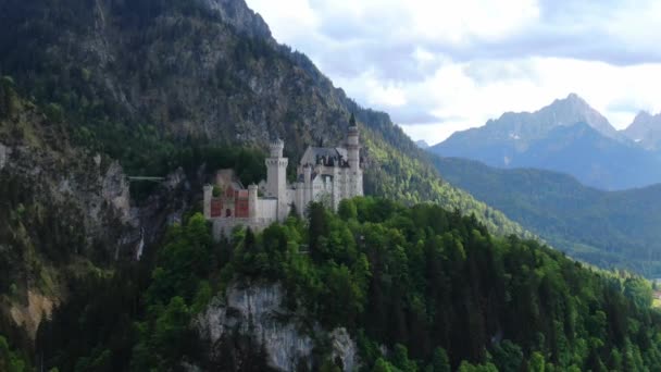독일 바이에른주 의유 명 한 노이 슈반 슈타인 성 — 비디오