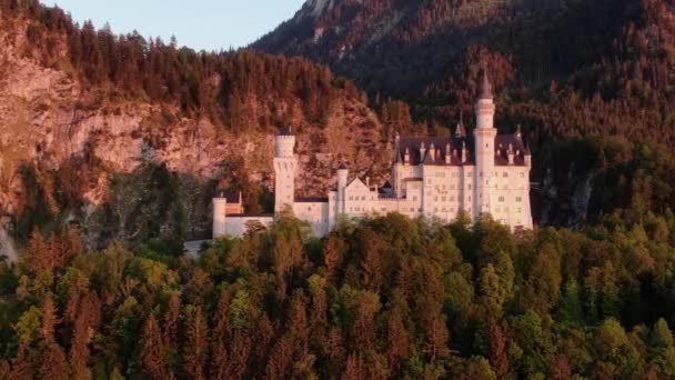 독일 바이에른주 의유 명 한 노이 슈반 슈타인 성 — 비디오