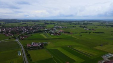 Bavyera Almanya 'sında Allgau' nun inanılmaz yeşil doğası