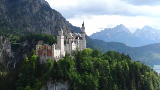 Castelo de Neuschwanstein na Baviera Alemanha — Vídeo de Stock