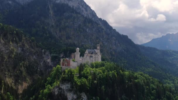 Famoso castello di Neuschwanstein in Baviera Germania — Video Stock