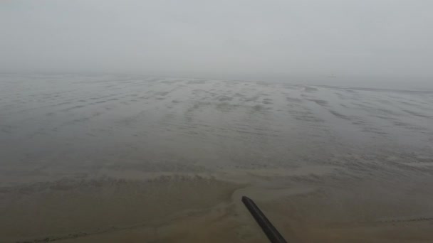 Waddenské moře v Německu je památkou UNESCO — Stock video