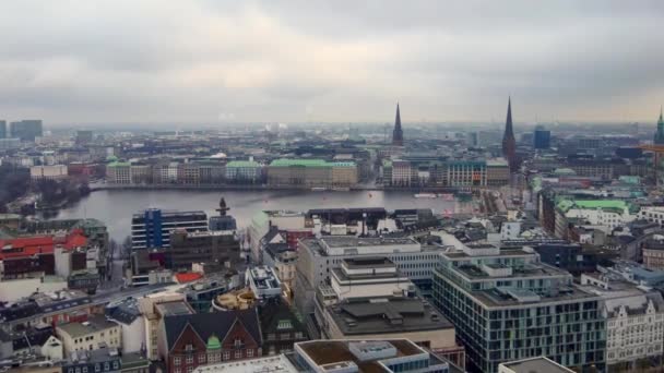 Erstaunlicher Blick über die Stadt Hamburg