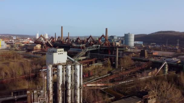 Ancien site d'usine en Allemagne - Site du patrimoine mondial — Video