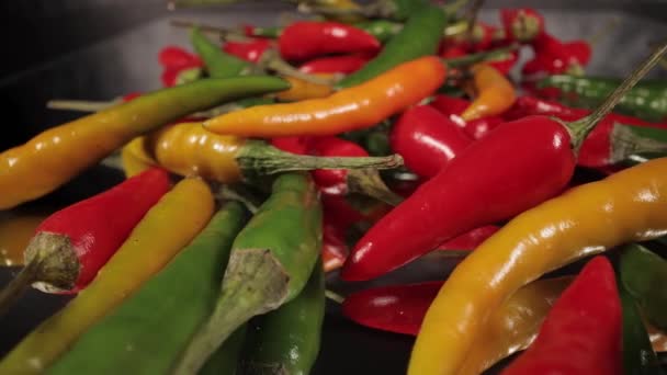 Rawit Chiles en primer plano — Vídeo de stock