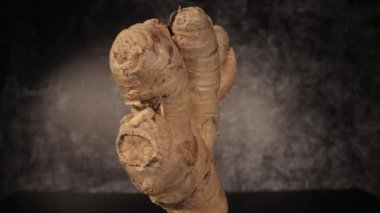 Yakın plan görüntüde dönen Ginger