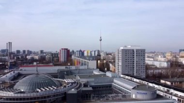 Berlin üzerinde harika bir hava manzarası