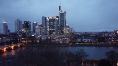 FRANKFURT, GERMANY ŞEHRİ - 10 Mart 2021