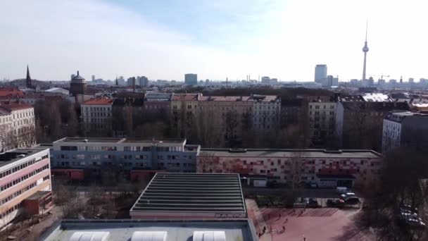 Πόλη του Βερολίνου από ψηλά — Αρχείο Βίντεο
