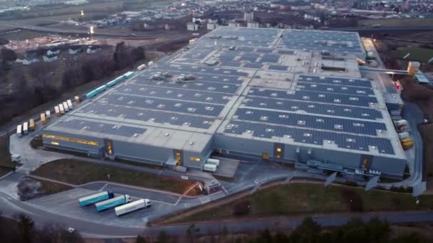 Amazon Logistics Center Germany in Bad Hersfeld - CITY OF BAD HERSFELD, GERMANY - MARCH 10, 2021 — Stock Video