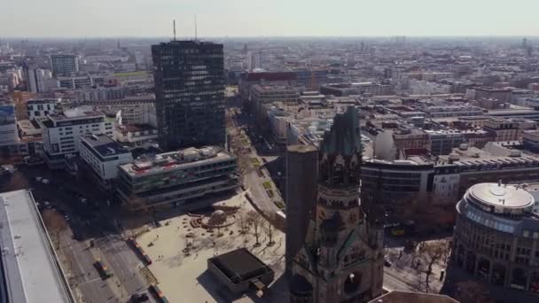 柏林著名的勃利奇广场-柏林市，德国- 2021年3月10日 — 图库视频影像