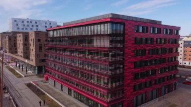 Berlin 'deki Coca Cola binası - Berlin Şehri, Almanya - 10 Mart 2021