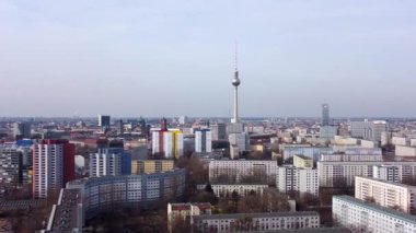 Berlin üzerinde harika bir hava manzarası