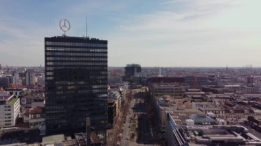 Berlin şehri - hava manzaralı - Berlin Şehri - 10 Mart 2021