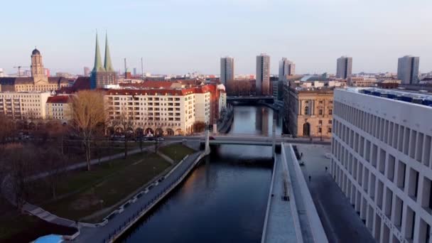 Beroemd Humboldt Forum in Berlijn — Stockvideo