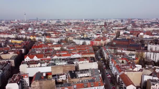 Apartment blocks in Berlin - view from above — Stock Video