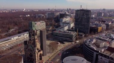 Berlin 'deki ünlü Kaiser Wilhelm Memorial Kilisesi