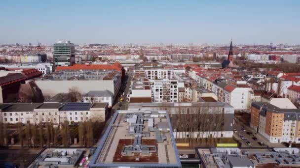 Чудове місто Берлін зверху. — стокове відео