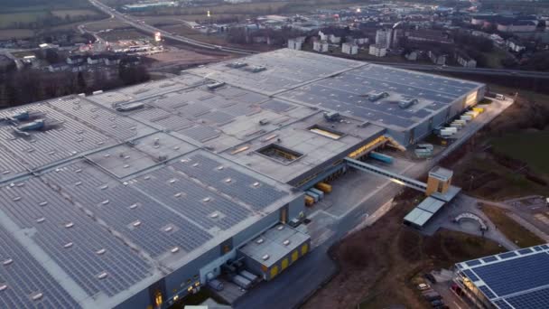 Amazon Logistics Center Alemanha em Bad Hersfeld - CIDADE DE BAD HERSFELD, ALEMANHA - 10 de março de 2021 — Vídeo de Stock