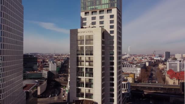 Ünlü Waldorf Astoria Hotel Berlin - Berlin Şehri - 10 Mart 2021 — Stok video