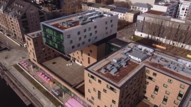 Berlin 'deki ünlü Nhow Oteli - Berlin Şehri - 10 Mart 2021