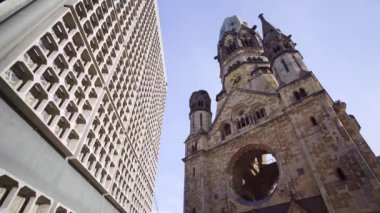 Berlin 'deki ünlü Kaiser Wilhelm Memorial Kilisesi