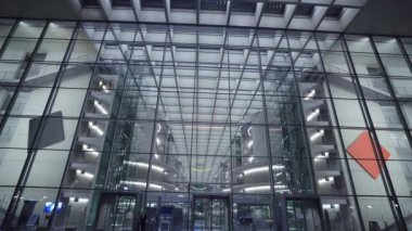 Berlin 'deki ünlü hükümet binası Paul Loebe - Berlin Şehri - 11 Mart 2021