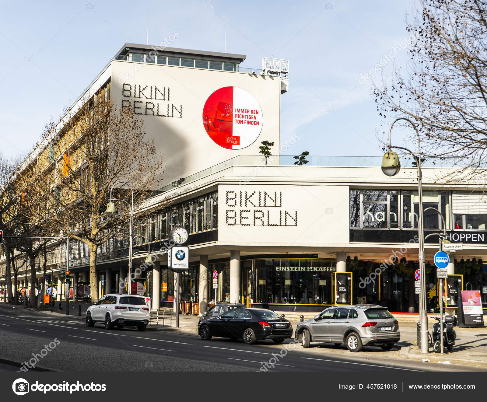 Bikini Berlin Building at Breidscheitplatz Square CITY OF BERLIN, GERMANY MARCH 11, 2021