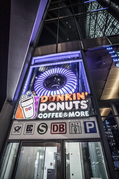 Dunkin Donuts Coffee and more - CITY OF BERLIN, GERMANY - MARCH 11, 2021 — Stock Photo, Image