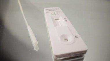 Sars COV 2 Hızlı Test - Covid-19 Antijen Testi - FRANKFURT, Almanya - 23 Mart 2021