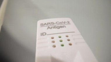Sars COV 2 Hızlı Test - Covid-19 Antijen Testi - FRANKFURT, Almanya - 23 Mart 2021