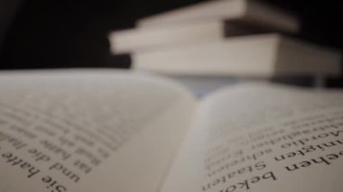 Ayrıntılı kitap sayfaları - makro görünüm