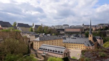 Neumunster Manastırı Lüksemburg 'un tarihi şehir merkezinde.