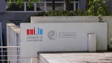 Lüksemburg Üniversitesi 'ndeki Max Planck Enstitüsü - LUXEMBURG Şehri, LUXEMBURG - 30 Nisan 2021