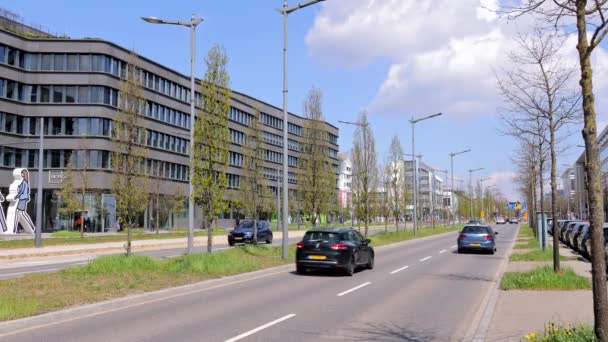 Le quartier financier de la ville de Luxembourg - LUXEMBURG CITY, LUXEMBURG - 30 AVRIL 2021 — Video