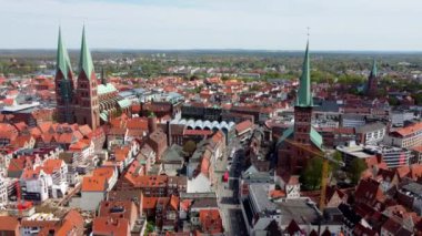Lubeck Almanya 'nın ünlü Holsten Kapısı