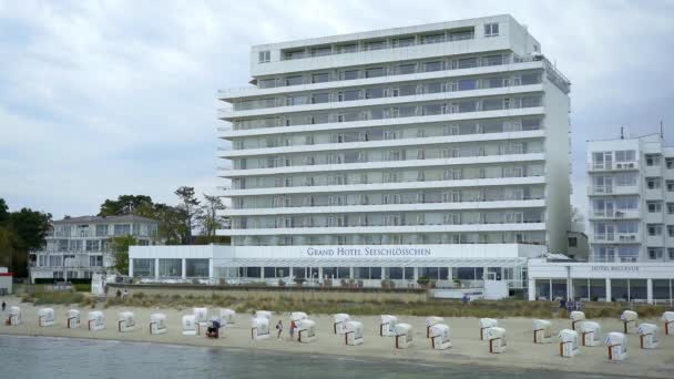 Grand Hotel Seeschlosschen Timmendorf Beach Lubeck Alemanha Maio 2021 — Vídeo de Stock