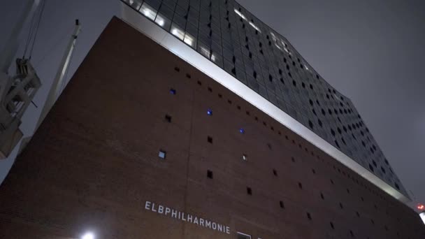 Słynna Sala Koncertowa Elbphilharmonie Porcie Hamburgu Hamburg Niemcy Maj 2021 — Wideo stockowe