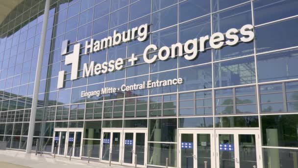 Cch Centro Congresos Hamburgo Hamburg Alemania Mayo 2021 — Vídeo de stock