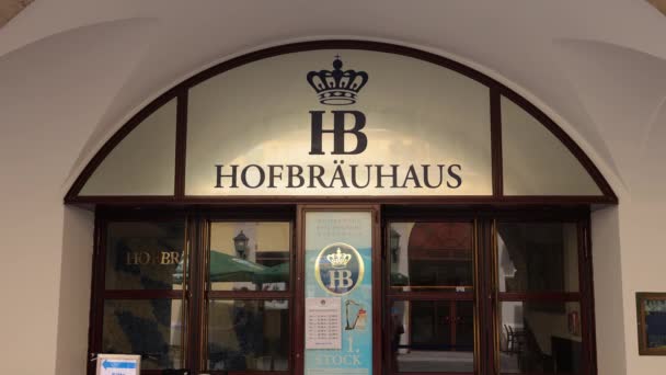 Famous Hofbrauhaus Munich City Munich Germany June 2021 — Stock Video