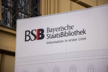 Bavyera Devlet Kütüphanesi Münih - MÜZİK, Almanya - Haziran 03, 2021 - MÜZİK, Almanya - Haziran 03, 2021