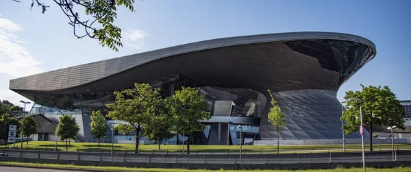 BMW Headquarter in Munich - CITY OF MUNICH, GERMANY - JUNE 03, 2021 — Stock Photo, Image