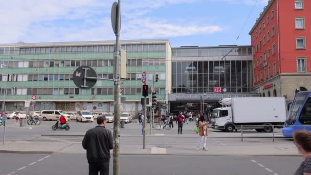 Estación Central Tren Ciudad Múnich Ciudad Munich Alemania Junio 2021 — Vídeos de Stock