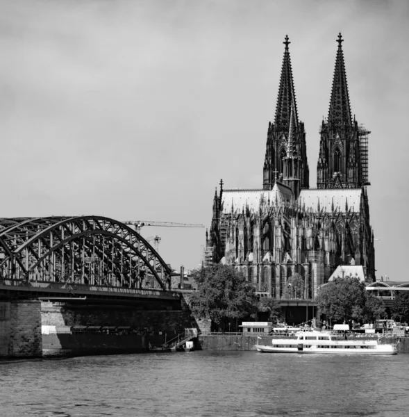 Den Berømte Køln Katedralen Sentrum Reisefotografering – stockfoto