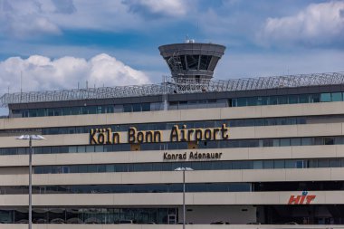Köln - Bonn Uluslararası Havaalanı - COLOGNE, GERMANY - 25 Haziran 2021