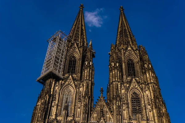 市中心著名的科隆大教堂 旅游摄影 — 图库照片