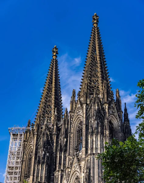 Famosa Cattedrale Colonia Nel Centro Della Città Fotografia Viaggio — Foto Stock