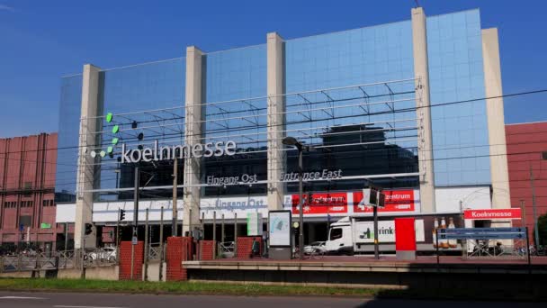 Congrescentrum Van Keulen Genaamd Koelnmesse Cologne Duitsland Juni 2021 — Stockvideo